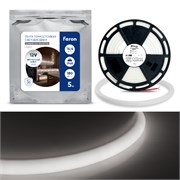 Лента светодиодная неоновая 12V FERON LS651, 180*SMD2835, 14,4W/m, IP68, 4000К (белый), в комплекте 32187