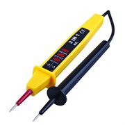 Тестер ступенчатой индикации напряжения контактный двухполюсной до 500V, желтый, TST500-2 32863