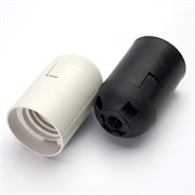 Патрон для ламп общего назначения FERON LH109 230V E27, пластик, цвет белый, 38*38*55мм 41036