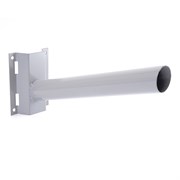 Кронштейн на столб под бандажную ленту 122*150*400мм, d48mm, серый, ДС-4 41430