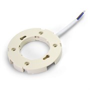 Патрон для ламп GX53 FERON LH50 230V GX53, пластик, длина провода 0,15м, цвет белый, 75*75*10мм 41038