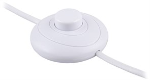 Сетевой шнур (с ножным выключателем) белый, DM106, артикул 29844 29844