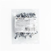 Наконечник штыревой втулочный изолированный НШВИ 4-9 (ОПТ упаковка 100 шт), LD405-409 39436