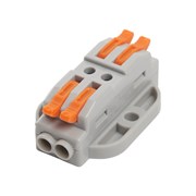 Клемма монтажная для фазных проводников, 2 контактные группы, LD222-429 39501