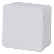 Коробка разветвительная 85*85*50 мм, 7  выбивных отверстий, IP65, светло-серая, EBX31-01-65 39557