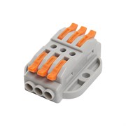 Клемма монтажная для фазных проводников,3 контактные группы, LD222-430 39502