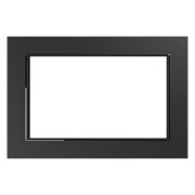 Рамка горизонтальная 2-местная (без перемычки), серия Катрин, GFR00-7012-06, графит 39570