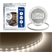 Лента светодиодная 60SMD(2835)/м 6Вт/м 24V 5000*8*1.22мм 4000К, LS500 41525