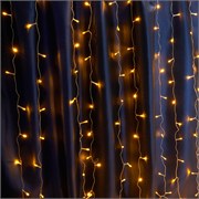 Гирлянда 230V 204 LED 2*1,5м, желтый, IP44 , сетевой шнур 3м в комплекте, CL19 41623