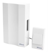 Звонок с кнопкой электромеханический проводной, 230V белый, DB-101 41504