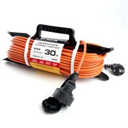 Удлинитель бытового и аналогичного назначения на рамке 1 гнездо 3*1, оранжевый, 30м, HM04-01-30 (US1 39629