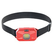 Фонарь налобный светодиодный, работающий от батареек 3*AAA, 2W, COB, IP44, пластик, TH2306 41710