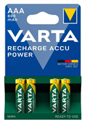 Аккумулятор VARTA Rechargeable R2U LR03/ААА 800mAh 4BL (блистер 4шт) 4008496550616