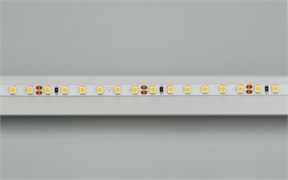 Светодиодная лента RT-A120-5mm 24V Warm3000 (9.6 W/m, IP20, 2835, 5m) (Arlight, узкая) 024105(2)