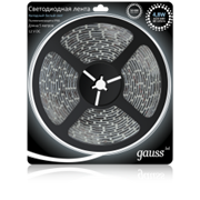 Лента LED 2835/60-SMD 4.8W  12V DC холодный белый (блистер 5м) 1/50 312000305