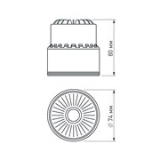 Светодиодный модуль SP-POLO-15W White 40deg (2-3) (Arlight, Металл) 020877