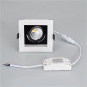Светильник CL-KARDAN-S102x102-9W Warm (WH-BK, 38 deg) (Arlight, IP20 Металл, 3 года) 024126