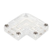 Коннектор угловой для ленты ARL-50000PV (15.5x6mm) прозрачный (Arlight, Пластик) 027062