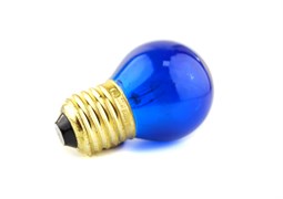 Лампа DECOR. P45 CL 10W E27 BLUE (230V) FOTON_LIGHTING  -    (S103) 874656