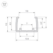 Профиль COB-GERM-8-L1000 (Arlight, Пластик) 032363