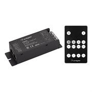 Диммер ARL-SYNC-DIM Black (12-24V, 1x25A, ПДУ 14кн, RF, RJ45) (Arlight, IP20 Металл, 3 года) 035135