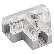 Соединитель тройной ARL-CLEAR-U15-2x90 (26x15mm) (Arlight, Металл) 022703