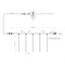 Светодиодная гирлянда ARD-ICEFALL-CLASSIC-D12-200-10PCS-CLEAR-32LED-LIVE WHITE (230V, 10.5W) (Ardecoled, IP65) 026043 - фото 104073