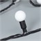 Светодиодная гирлянда ARD-BALL-CLASSIC-D23-10000-BLACK-80LED WARM (230V, 3.5W) (Ardecoled, IP65) 025617 - фото 104112