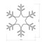 Фигура ARD-SNOWFLAKE-M4-750x750-324LED White (230V, 18W) (Ardecoled, IP65) 025307 - фото 105663