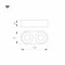 Корпус PLURIO-BASE-SURFACE-RS179x78 (WH, 1-2, 200mA) (Arlight, IP20 Металл, 3 года) 030261