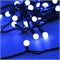 Светодиодная гирлянда ARD-BALL-CLASSIC-D13-5000-BLACK-50LED BLUE (230V, 3.5W) (Ardecoled, IP65) 025564 - фото 108024