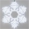 Фигура ARD-SNOWFLAKE-M10-1000x900-504LED White (230V, 31W) (Ardecoled, IP65) 034258 - фото 109413