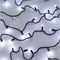 Светодиодная гирлянда ARD-STRING-CLASSIC-10000-BLACK-100LED-MILK-FLASH White (230V, 7W) (Ardecoled, IP65) 031207 - фото 109612