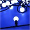 Светодиодная гирлянда ARD-BALL-CLASSIC-D23-10000-BLACK-80LED BLUE (230V, 3.5W) (Ardecoled, IP65) 025600 - фото 110429