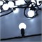 Светодиодная гирлянда ARD-BALL-CLASSIC-D23-20000-BLACK-160LED WHITE (230V, 7W) (Ardecoled, IP65) 025630 - фото 115722