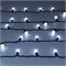 Светодиодная гирлянда ARD-BALL-CLASSIC-D23-20000-BLACK-160LED WHITE (230V, 7W) (Ardecoled, IP65) 025630 - фото 115724