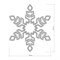 Фигура ARD-SNOWFLAKE-M1-940x940-648LED Blue (230V, 36W) (Ardecoled, IP65) 025304 - фото 115834