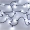 Светодиодная гирлянда ARD-STRING-CLASSIC-10000-BLACK-100LED-MILK-STD White (230V, 7W) (Ardecoled, IP65) 031206 - фото 116705