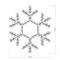 Фигура ARD-SNOWFLAKE-M7-450x375-108LED Warm (230V, 6.5W) (Ardecoled, IP65) 025315 - фото 117554