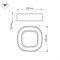 Светильник SP-TOR-QUADRAT-S450x450-35W Day4000 (WH, 120 deg) (Arlight, IP20 Металл, 3 года) 022138(1) - фото 119567