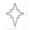 Фигура ARD-STAR-M3-380x250-36LED Warm (230V, 2.5W) (Ardecoled, IP65) 025314 - фото 124879