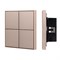 INTELLIGENT ARLIGHT Кнопочная панель KNX-304-23-IN Champagne (BUS, Frame) (IARL, IP20 Металл, 2 года) 039669 - фото 134855