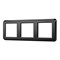Рамка пластиковая FRM-VERSA-PL-3-BK (Arlight, -) 043784 - фото 139681