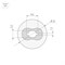 Силиконовый профиль WPH-FLEX-D22-360deg-S8-5m WHITE (Arlight, Силикон) 045847 - фото 141340