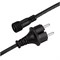 Шнур питания ARD-CLASSIC-BALL-LIVE-1.5M Black (230V, 1.6A) (Ardecoled, Закрытый) 025652 - фото 141606
