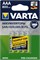 Аккумулятор VARTA Rechargeable R2U LR03/ААА 800mAh 4BL (блистер 4шт) 4008496550616 - фото 144051