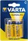 Батарейки большие VARTA SUPERLIFE R20 D BL2 (блистер 2шт) 2000000630632 - фото 144776