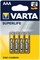 Батарейки VARTA SUPERLIFE R03 AAA BL4 (блистер 4шт) 2000000722610 - фото 144837