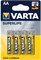 Батарейки VARTA SUPERLIFE R6 AA BL4 2000000722641 - фото 144904