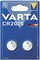 Батарейки литиевые VARTA ELECTRONICS CR2025 (блистер 2шт) 4008496746422 - фото 146253